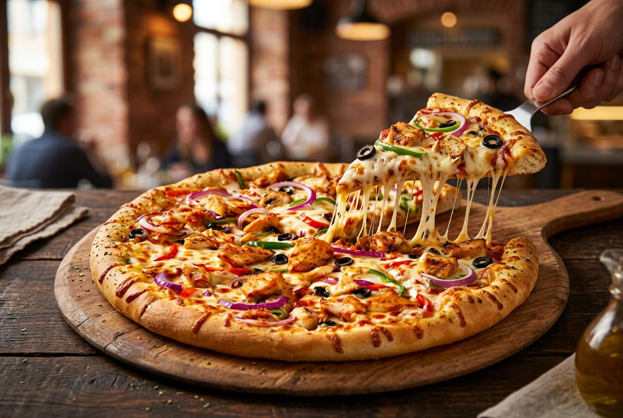 Stone Oven Pizza — Non-Veg at Hunger Station