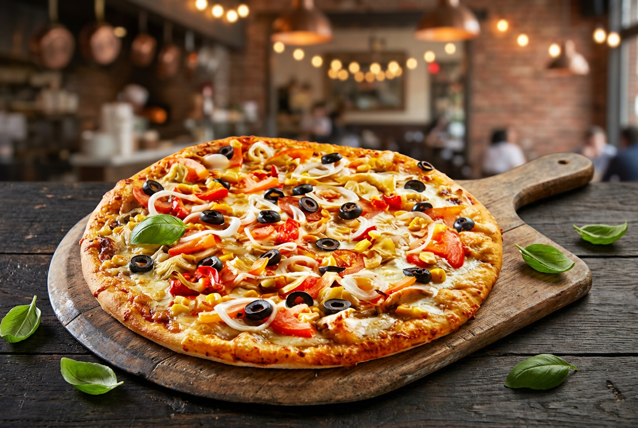 Stone Oven Pizza — Veg at Hunger Station